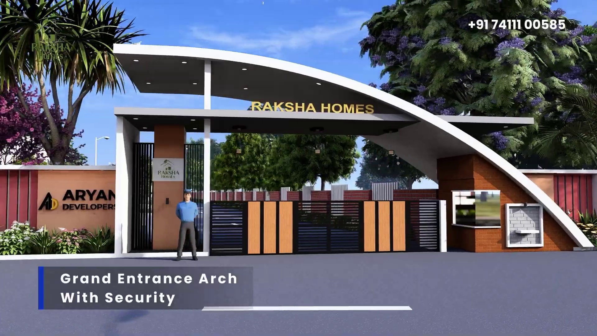 Raksha Homes Entrance