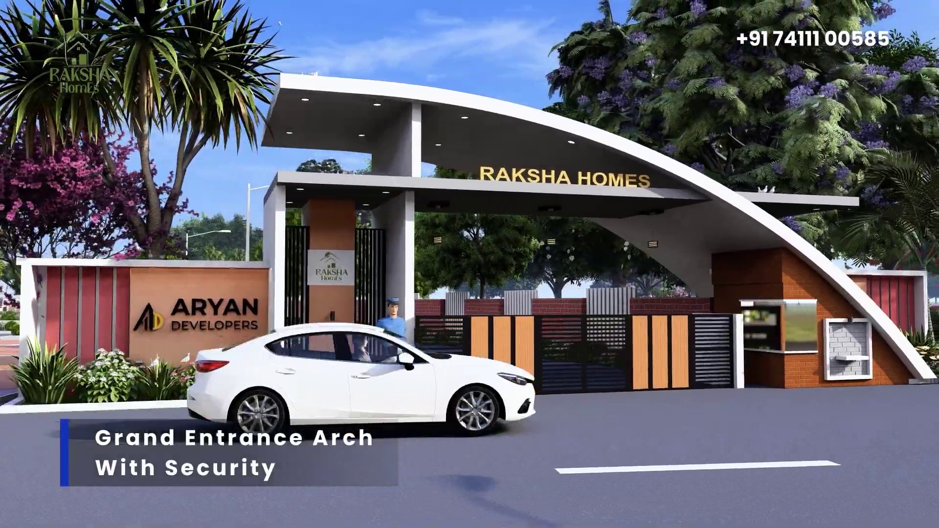 Raksha Homes Welcome Arch