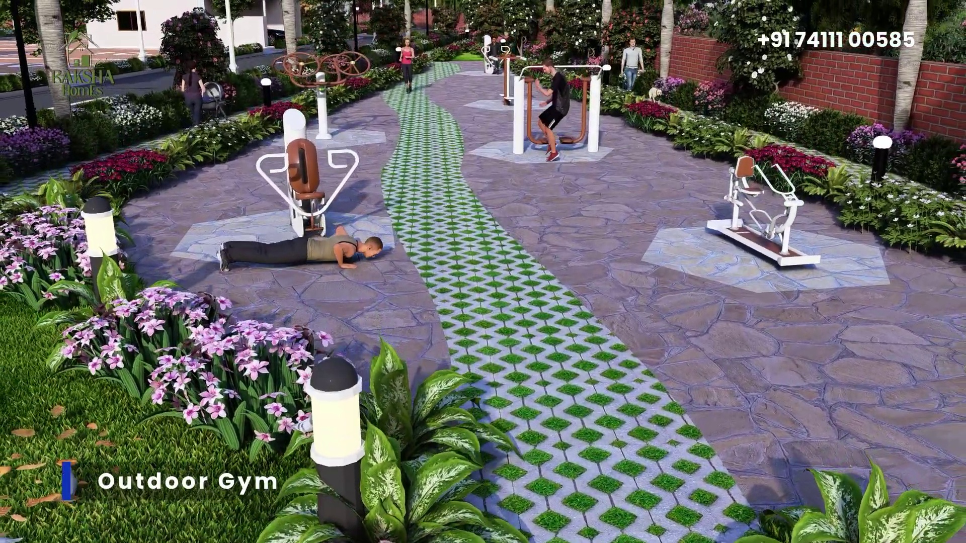 Raksha Homes Outdoor Gym