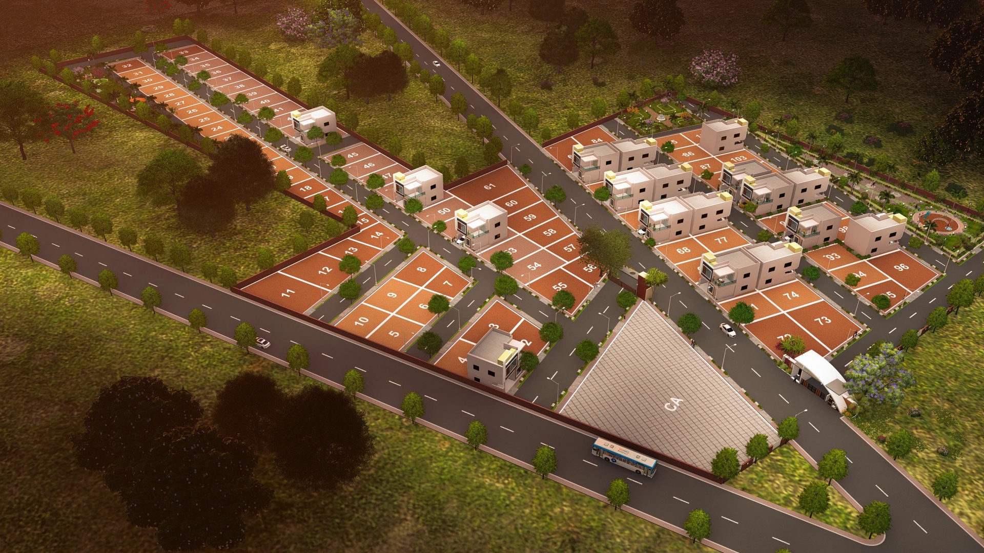 Raksha Homes Master Plan