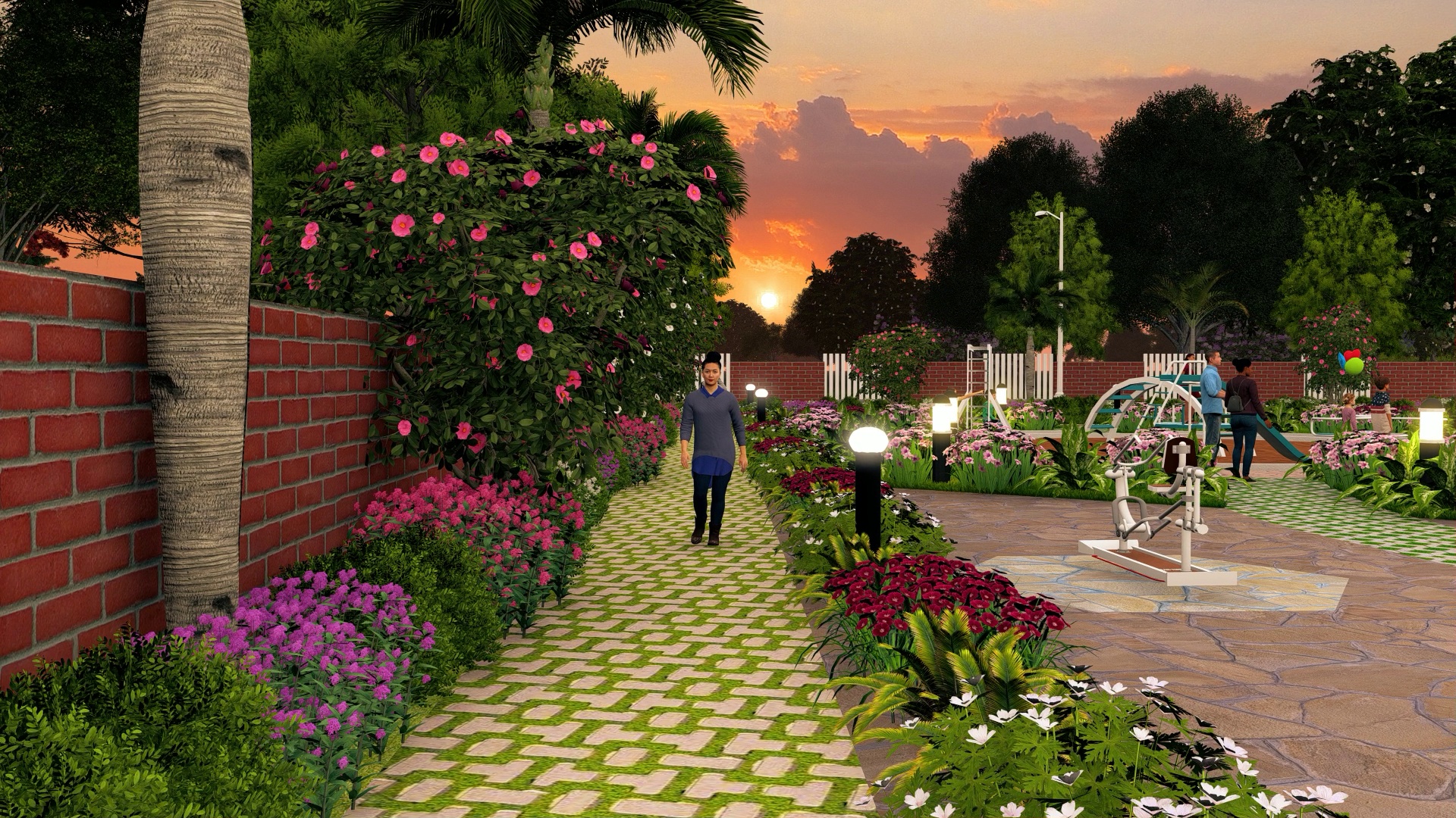 Raksha Homes Walking Track