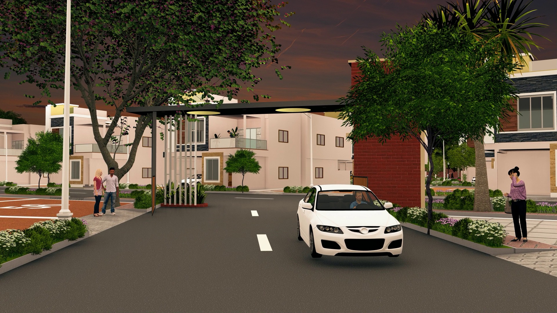 Raksha Homes Roads and Utilities
