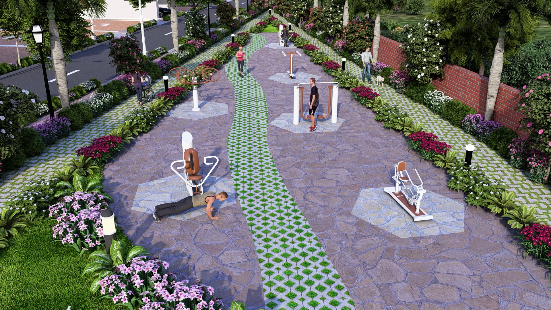 Raksha Homes Outdoor Gym